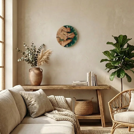 How to Style Wooden Clocks in a Living Room