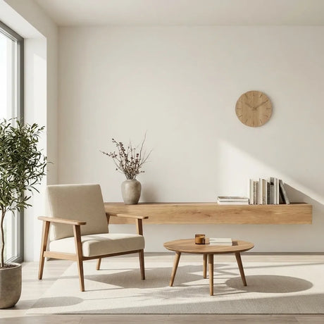 Modern Wooden Clocks for Clean and Minimal Interiors