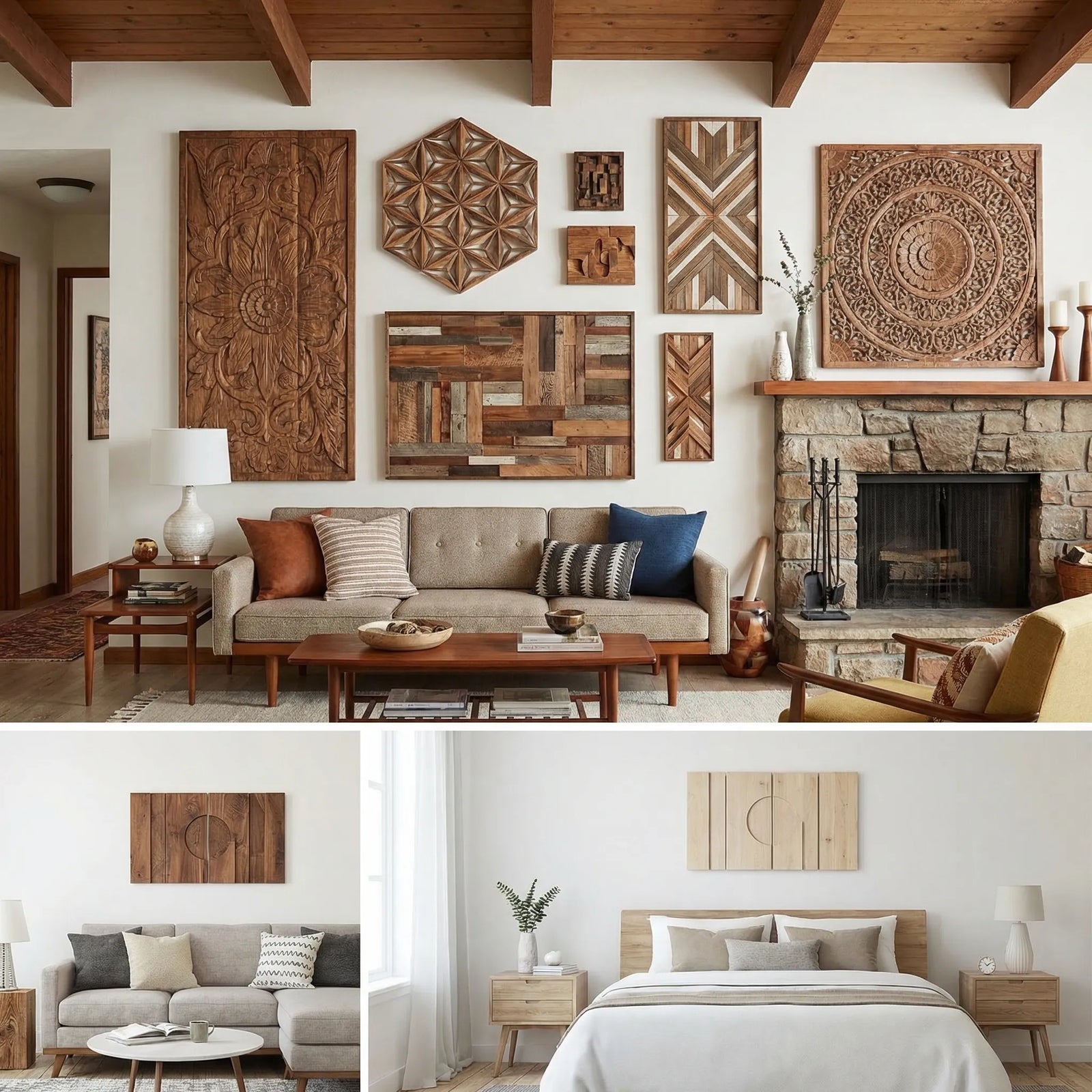 Wood Wall Art: How to Choose, Style, and Place It in Different Interiors